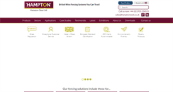 Desktop Screenshot of hamptonsteel.co.uk